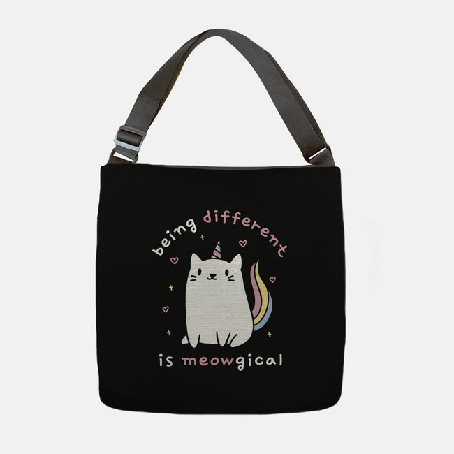 Being Different Is Meowgical-None-Adjustable Tote-Bag-brunopires