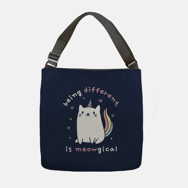Being Different Is Meowgical-None-Adjustable Tote-Bag-brunopires