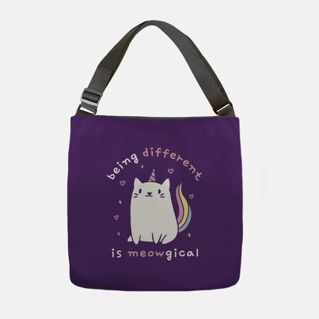 Being Different Is Meowgical-None-Adjustable Tote-Bag-brunopires