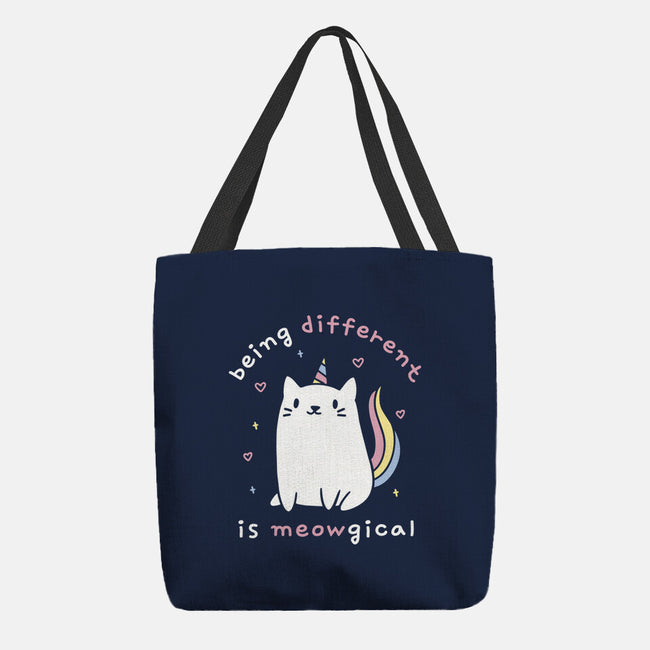 Being Different Is Meowgical-None-Basic Tote-Bag-brunopires