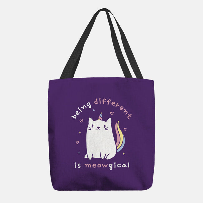 Being Different Is Meowgical-None-Basic Tote-Bag-brunopires