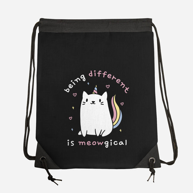 Being Different Is Meowgical-None-Drawstring-Bag-brunopires