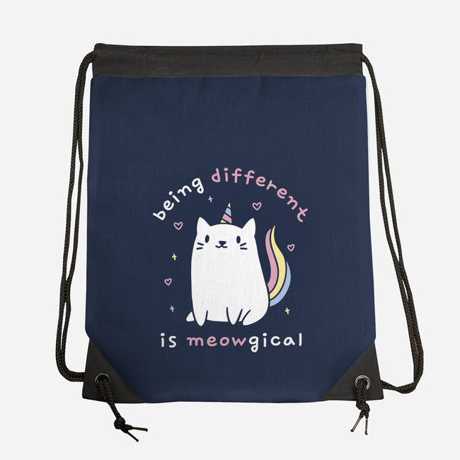 Being Different Is Meowgical-None-Drawstring-Bag-brunopires