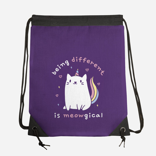 Being Different Is Meowgical-None-Drawstring-Bag-brunopires