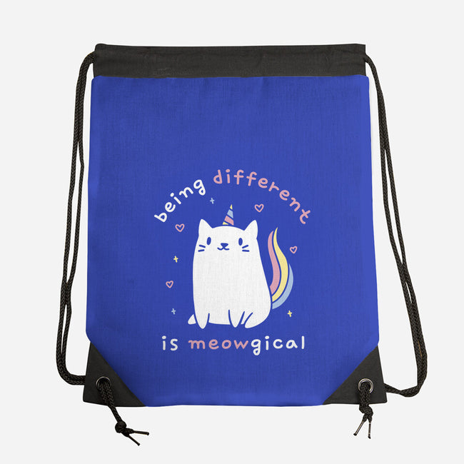 Being Different Is Meowgical-None-Drawstring-Bag-brunopires
