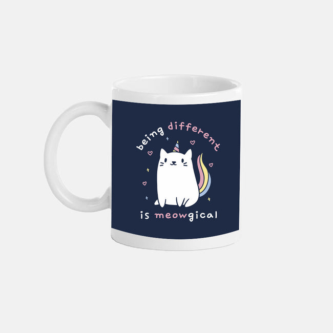 Being Different Is Meowgical-None-Mug-Drinkware-brunopires