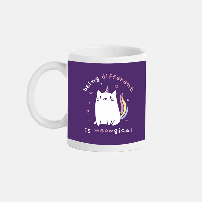 Being Different Is Meowgical-None-Mug-Drinkware-brunopires