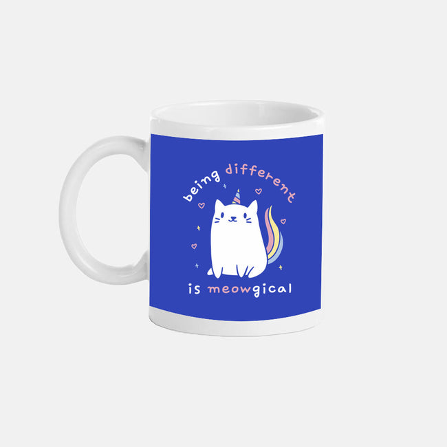 Being Different Is Meowgical-None-Mug-Drinkware-brunopires