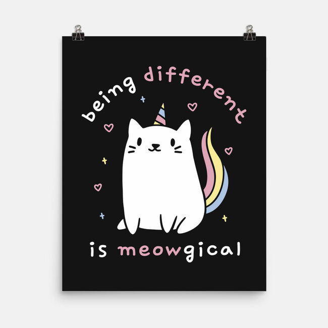 Being Different Is Meowgical-None-Matte-Poster-brunopires