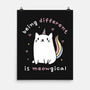 Being Different Is Meowgical-None-Matte-Poster-brunopires