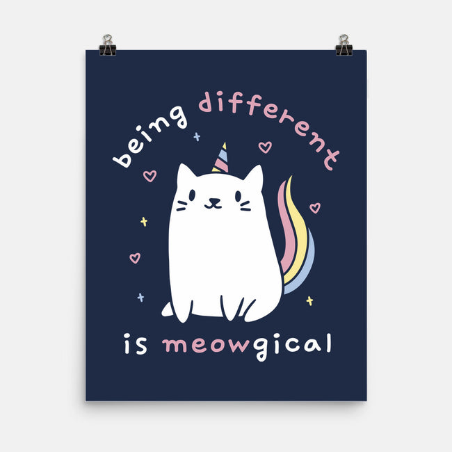 Being Different Is Meowgical-None-Matte-Poster-brunopires