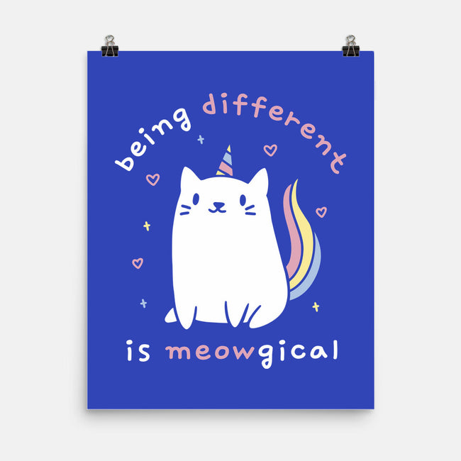 Being Different Is Meowgical-None-Matte-Poster-brunopires