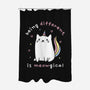 Being Different Is Meowgical-None-Polyester-Shower Curtain-brunopires