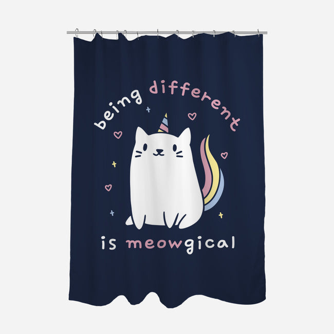 Being Different Is Meowgical-None-Polyester-Shower Curtain-brunopires