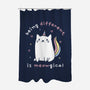 Being Different Is Meowgical-None-Polyester-Shower Curtain-brunopires