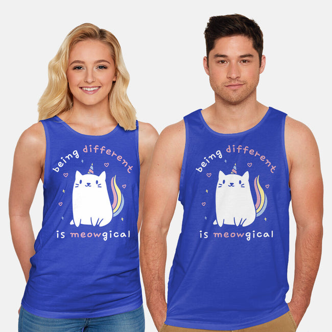 Being Different Is Meowgical-Unisex-Basic-Tank-brunopires