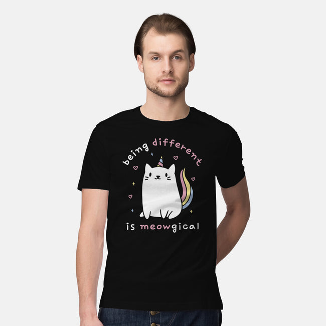 Being Different Is Meowgical-Mens-Premium-Tee-brunopires