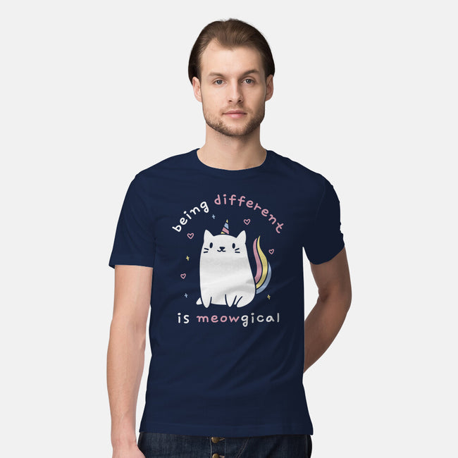 Being Different Is Meowgical-Mens-Premium-Tee-brunopires