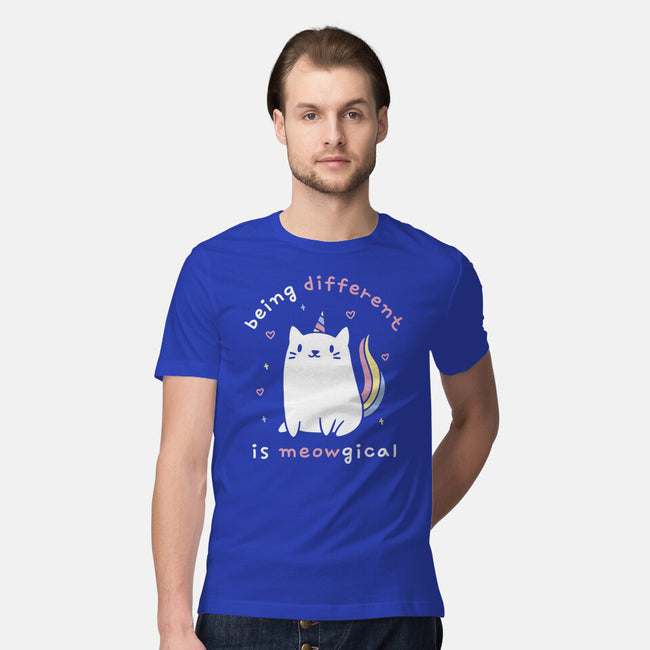 Being Different Is Meowgical-Mens-Premium-Tee-brunopires