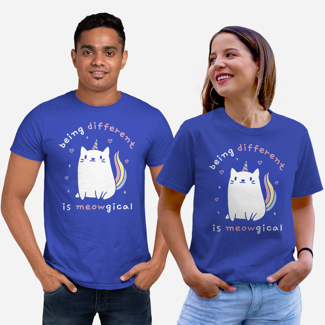 Being Different Is Meowgical-Unisex-Basic-Tee-brunopires