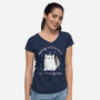 Being Different Is Meowgical-Womens-V-Neck-Tee-brunopires