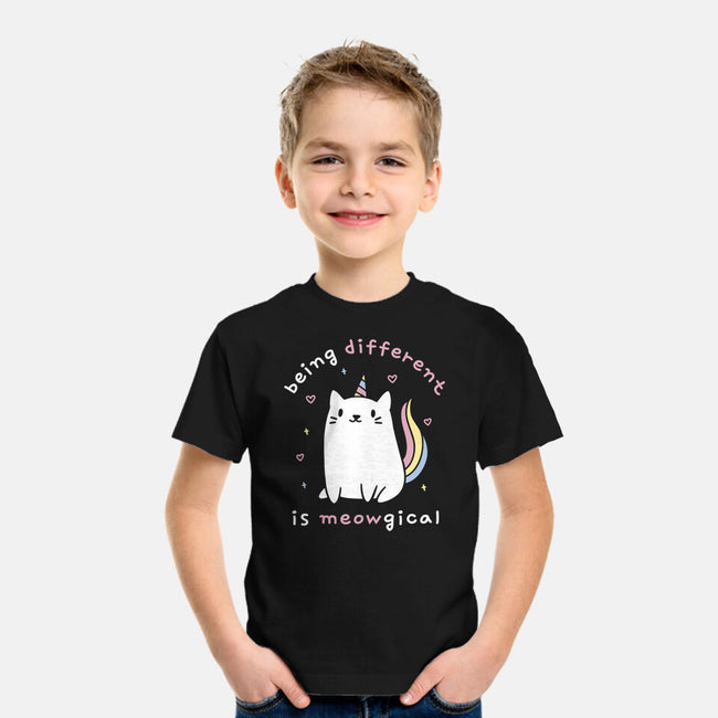 Being Different Is Meowgical-Youth-Basic-Tee-brunopires