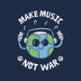 Make Music Not War-Mens-Basic-Tee-brunopires