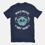 Make Music Not War-Mens-Basic-Tee-brunopires