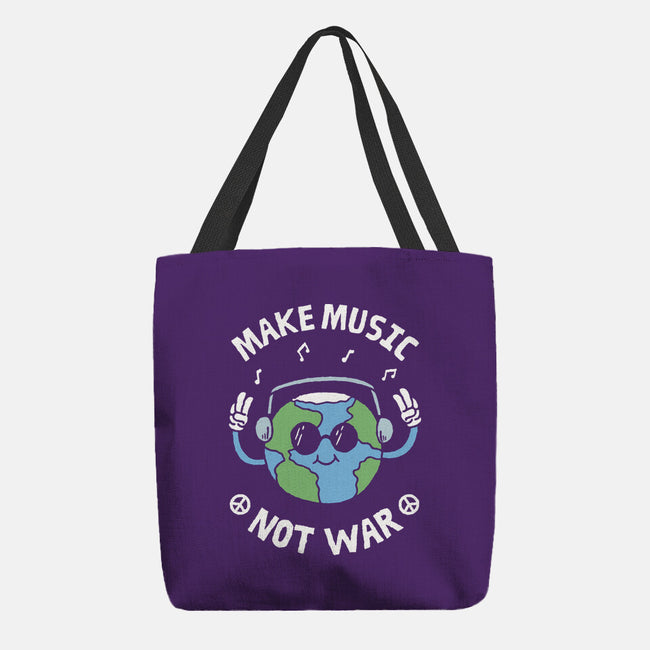 Make Music Not War-None-Basic Tote-Bag-brunopires