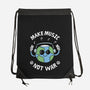 Make Music Not War-None-Drawstring-Bag-brunopires