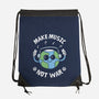 Make Music Not War-None-Drawstring-Bag-brunopires