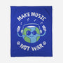 Make Music Not War-None-Fleece-Blanket-brunopires