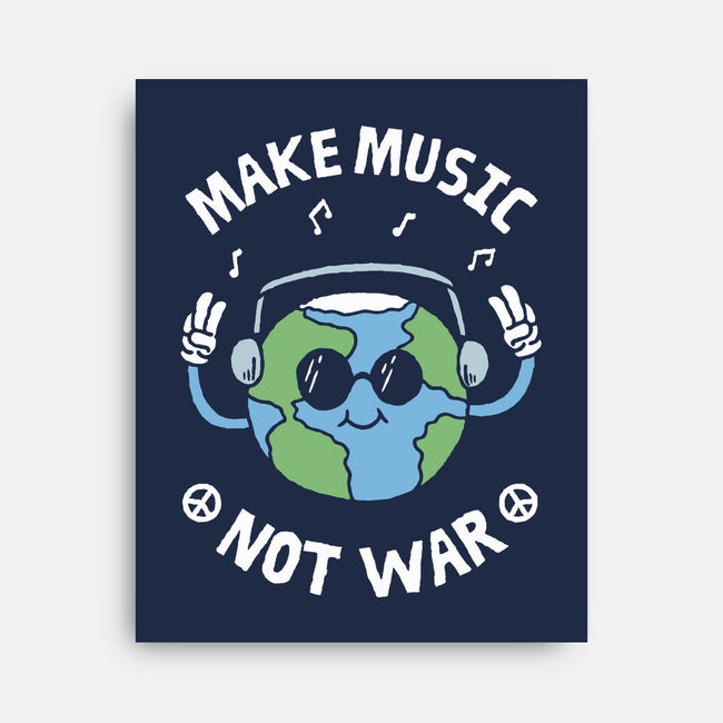 Make Music Not War-None-Stretched-Canvas-brunopires