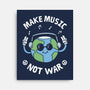 Make Music Not War-None-Stretched-Canvas-brunopires