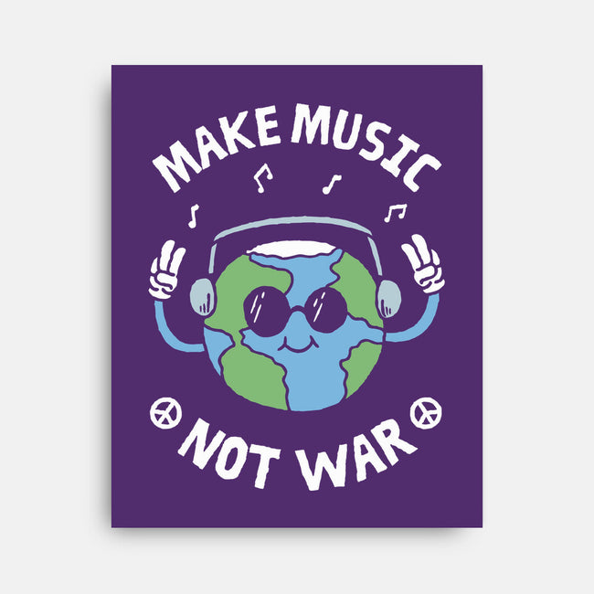 Make Music Not War-None-Stretched-Canvas-brunopires