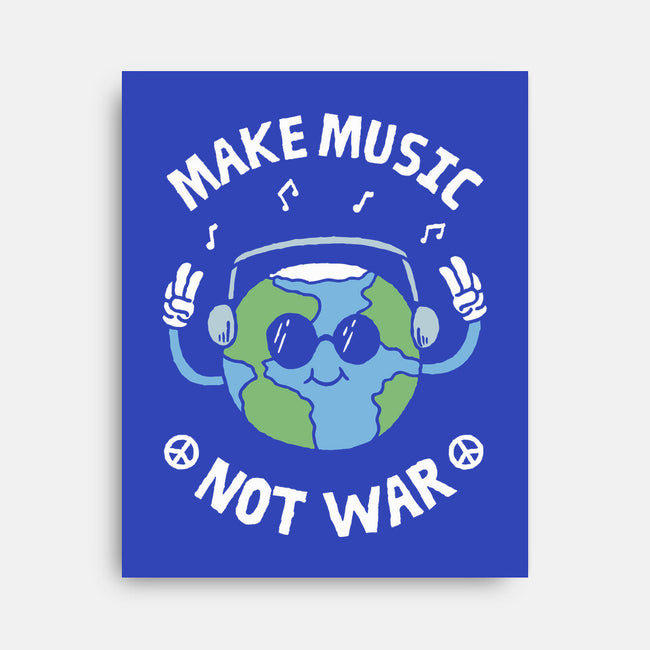 Make Music Not War-None-Stretched-Canvas-brunopires