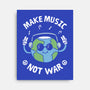 Make Music Not War-None-Stretched-Canvas-brunopires