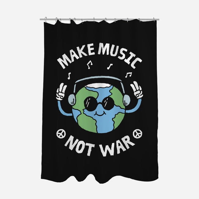 Make Music Not War-None-Polyester-Shower Curtain-brunopires