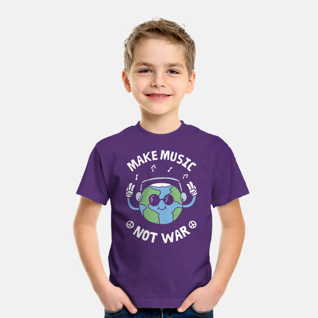 Make Music Not War-Youth-Basic-Tee-brunopires