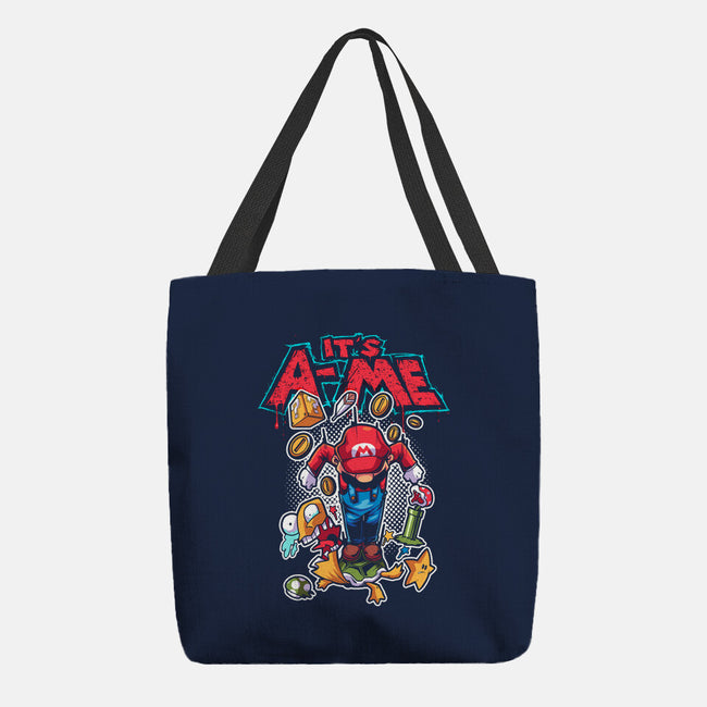 It's A Me-None-Basic Tote-Bag-Diego Oliver