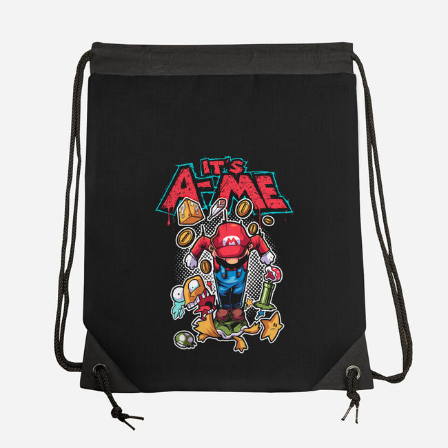 It's A Me-None-Drawstring-Bag-Diego Oliver