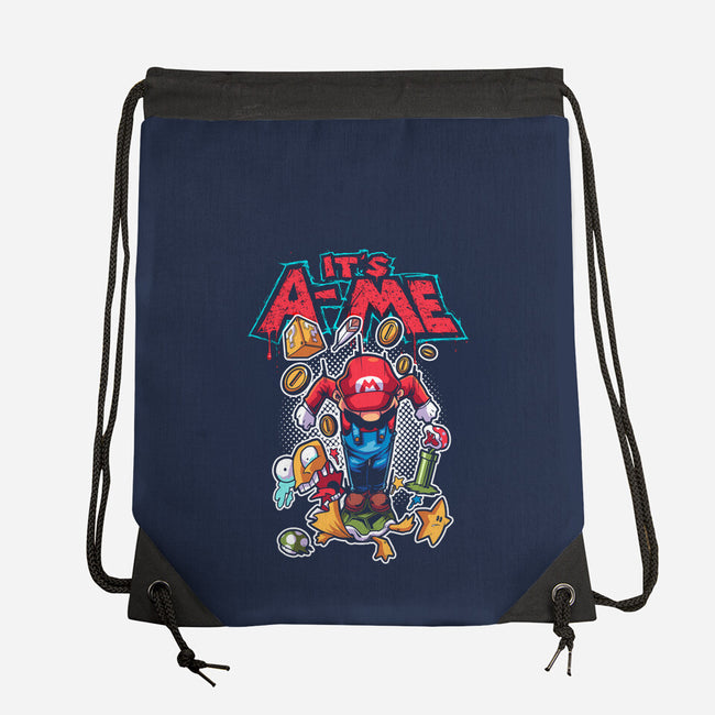 It's A Me-None-Drawstring-Bag-Diego Oliver