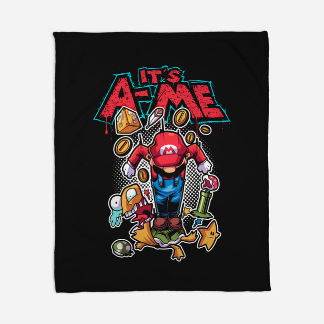 It's A Me-None-Fleece-Blanket-Diego Oliver