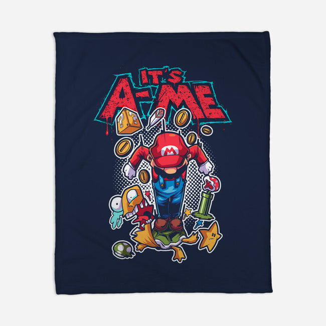 It's A Me-None-Fleece-Blanket-Diego Oliver