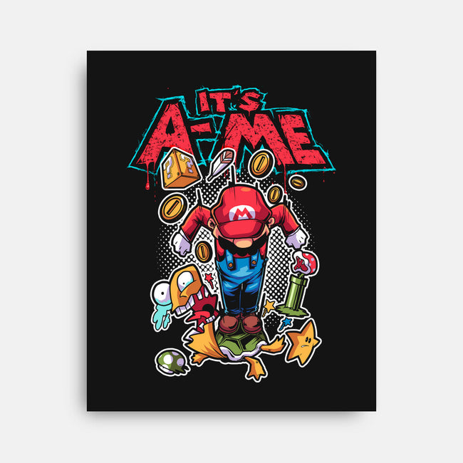 It's A Me-None-Stretched-Canvas-Diego Oliver