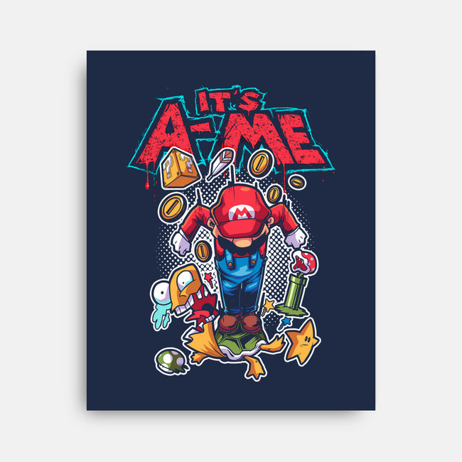 It's A Me-None-Stretched-Canvas-Diego Oliver