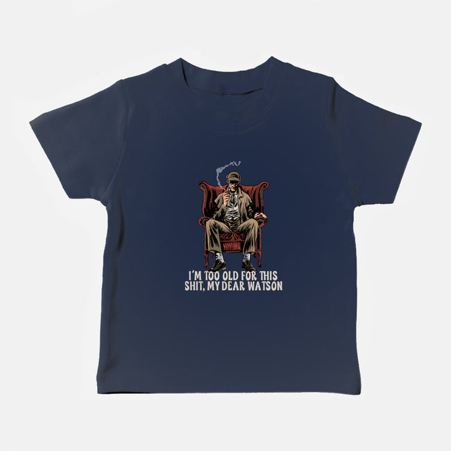 My Dear Watson-Baby-Basic-Tee-zascanauta