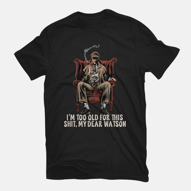 My Dear Watson-Womens-Fitted-Tee-zascanauta