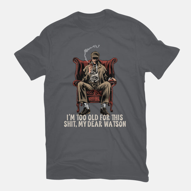 My Dear Watson-Womens-Fitted-Tee-zascanauta