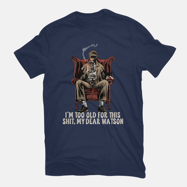 My Dear Watson-Womens-Fitted-Tee-zascanauta